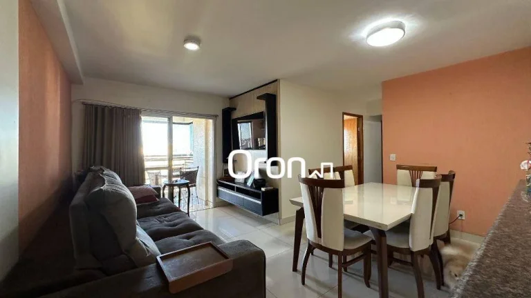 Apartamento com 3 dormitórios à venda, 82 m² por R$ 474.000,00 - Residencial Eldorado - Goiânia/GO