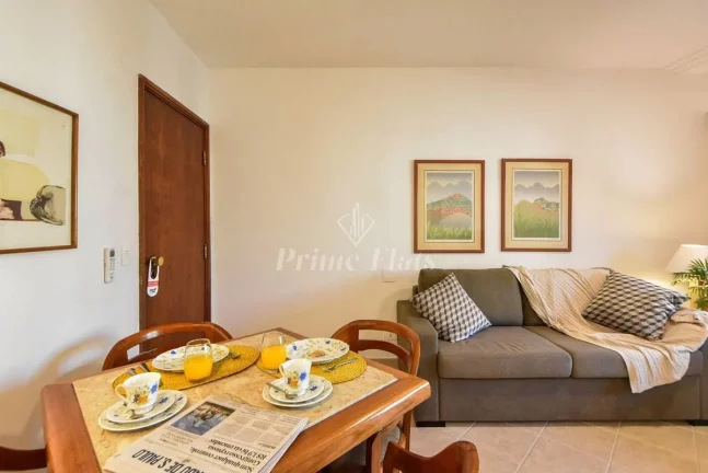 Imagem Flat disponível para venda no Golden Tower Residence no Itaim Bibi, com 43,55m², 1 dormitório e 1 vaga