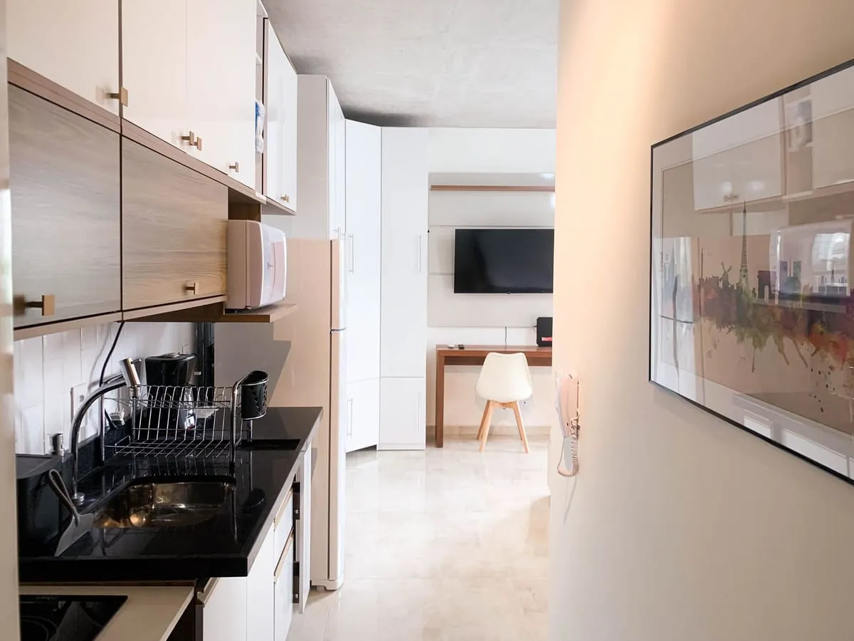 Imagem Apartamento com 1 Quarto para alugar, 25m² - Indianópolis
