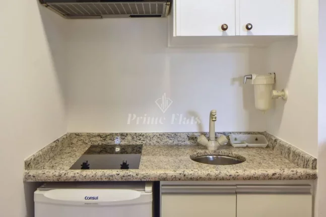 Imagem Flat disponível para venda no Golden Tower Residence no Itaim Bibi, com 43,55m², 1 dormitório e 1 vaga