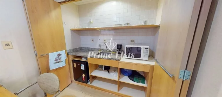 Imagem Flat disponível para locação no Hotel Slaviero Essential São Paulo Ibirapuera, com 35m², 1 dormitório e 1 vaga