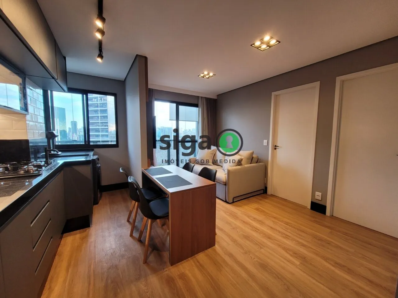 Foto do imóvel Apartamento mobiliado de 42m² na Vila Olímpia para locação - São Paulo/SP