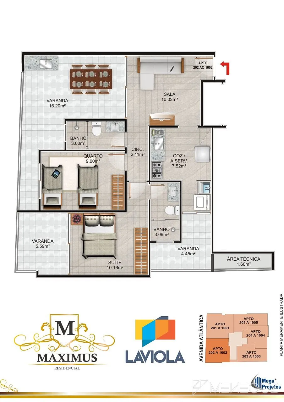 Imagem Maximus - Empreendimento com apartamentos a venda na Praia do Morro com Lazer completo