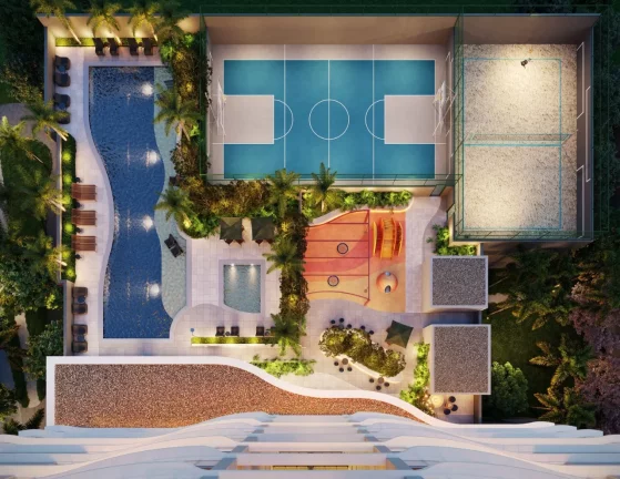 Imagem BOSQUE CEREJEIRAS - TECNISA - Apartamento de 222m², com um lazer grandioso e completo!!