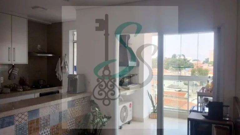 Imagem Venha morar no Parque Industrial, Campinas. Apartamento de 3 dormitórios com armários planejado sendo 2 suítes, possui ventilação cruzada na área soc