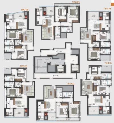 Imagem Vila Nova de Gaia - Apartamento à venda no bairro Morretes - Itapema/SC