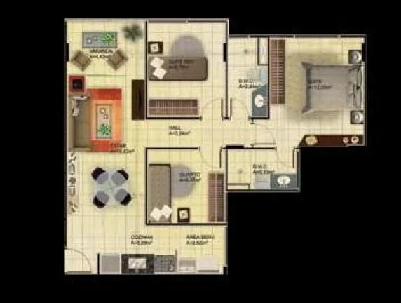 Imagem Apartamento 2 Quartos para Venda em Teresina, Noivos, 2 dormitórios, 1 banheiro, 1 vaga