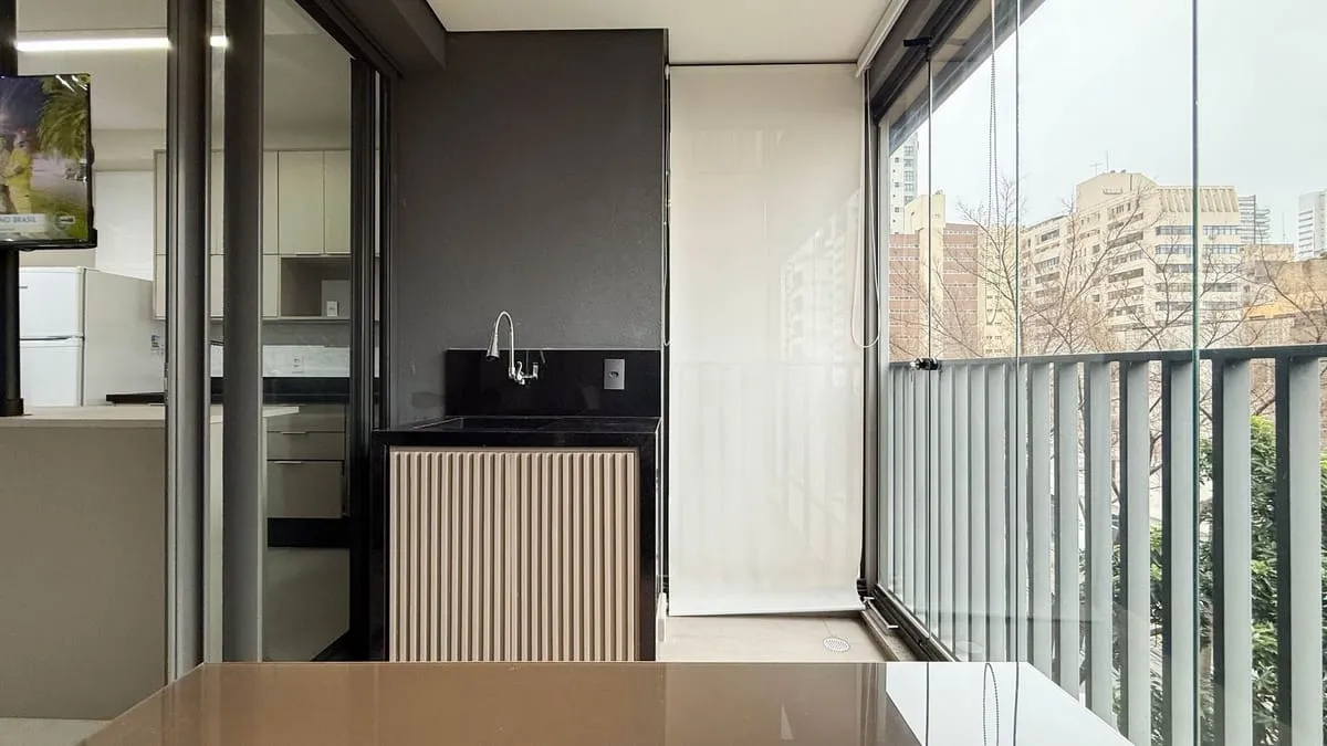 Imagem Apartamento com 1 Quarto para alugar, 38m² - Pinheiros