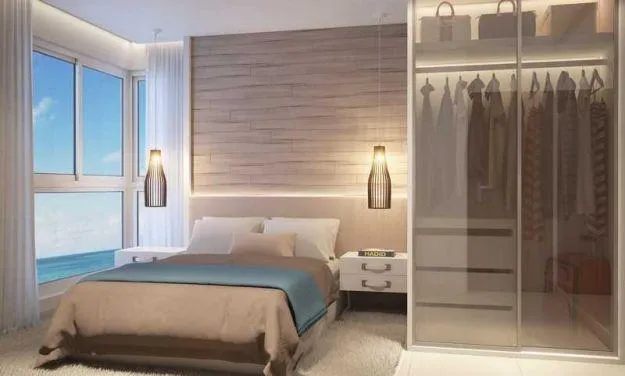 Imagem Flat pé na areia no Bessa com varanda gourmet, mobiliado, lazer completo e excelente potencial para moradia ou investimento.
