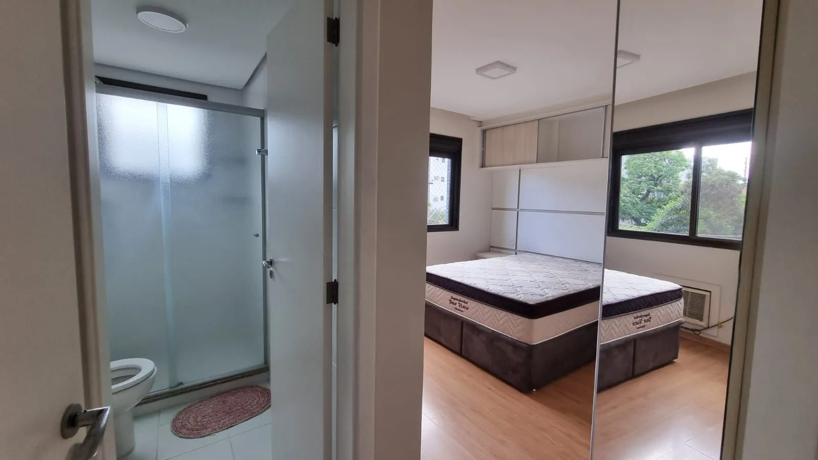 Imagem Apartamento dois dormitórios mobiliado, suíte, 86,41mq privativos, uma vaga escriturada, no bairro Higienópolis