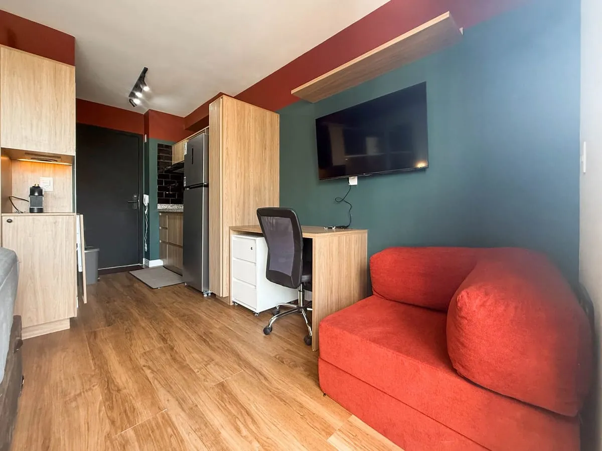 Imagem Apartamento com 1 Quarto para alugar, 26m² - Vila Cordeiro