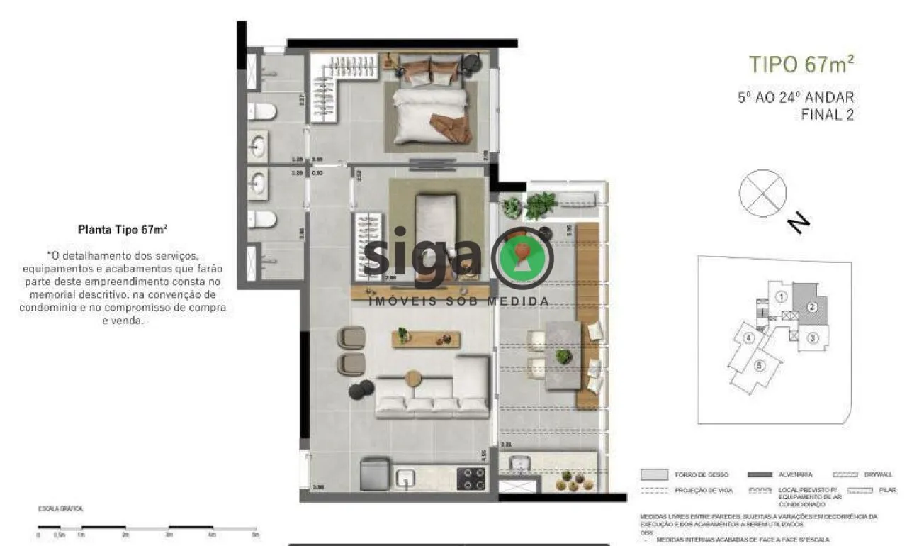 Imagem Apartamento para venda em Pinheiros, São Paulo - SP