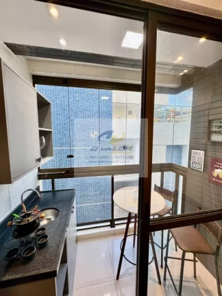Imagem Vendo Flat 35m²,01 Quarto, Varanda Gourmet, 01 Vaga de Garagem