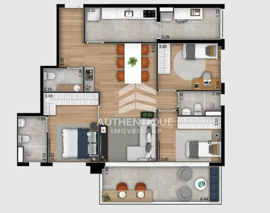 Imagem AURORA SAUDE - Apartamento à venda em São Paulo/SP
