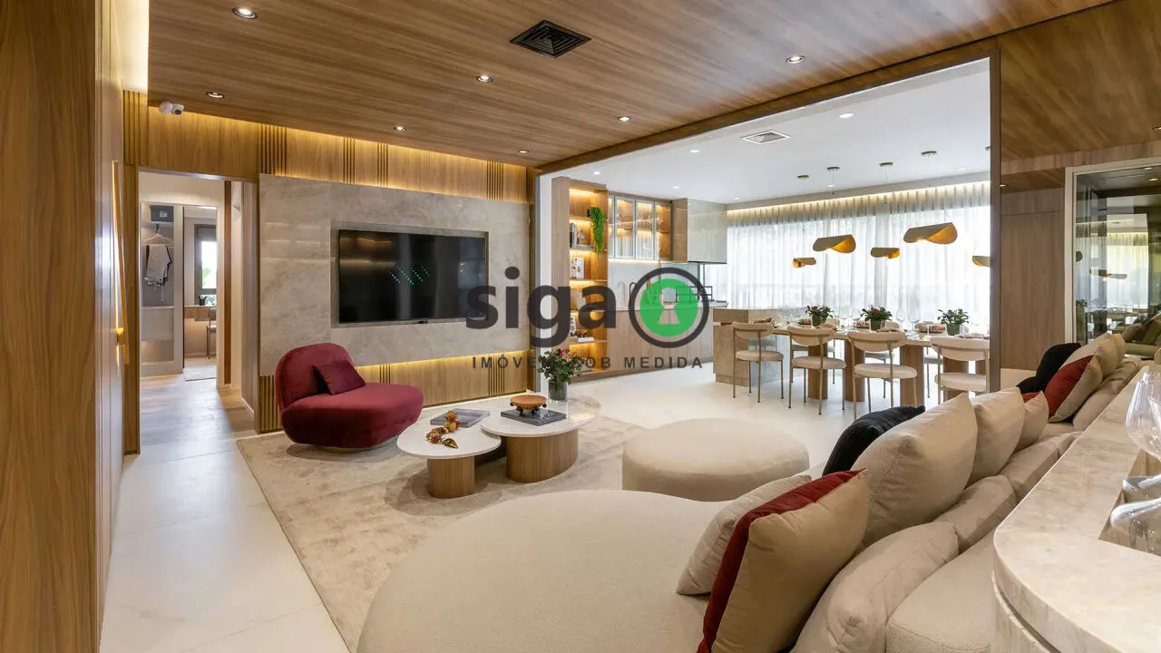 Imagem Apartamento à venda no Brooklin ? 138m², 3 quartos, 2 vagas , Quadra de Tênis!