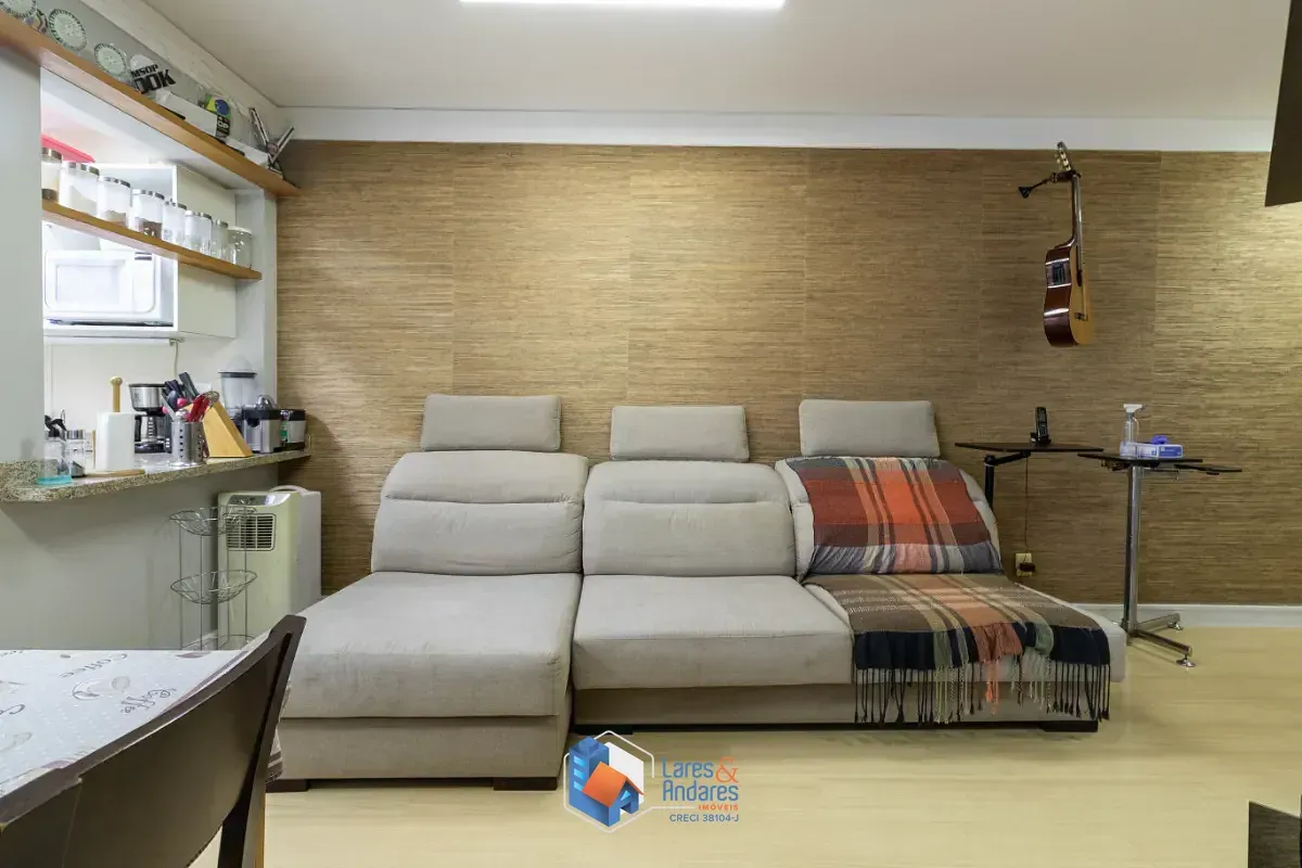 Imagem Flat para venda em Paraíso com 2 quartos, sendo 1 suíte, 59m²