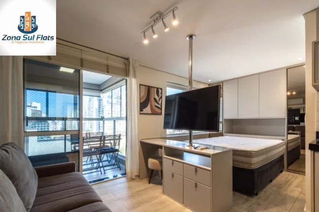 Foto do imóvel Studio Mobiliado à Venda Em Pinheiros Com 1 Suíte e 1 Vaga em RUA FRADIQUE COUTINHO
