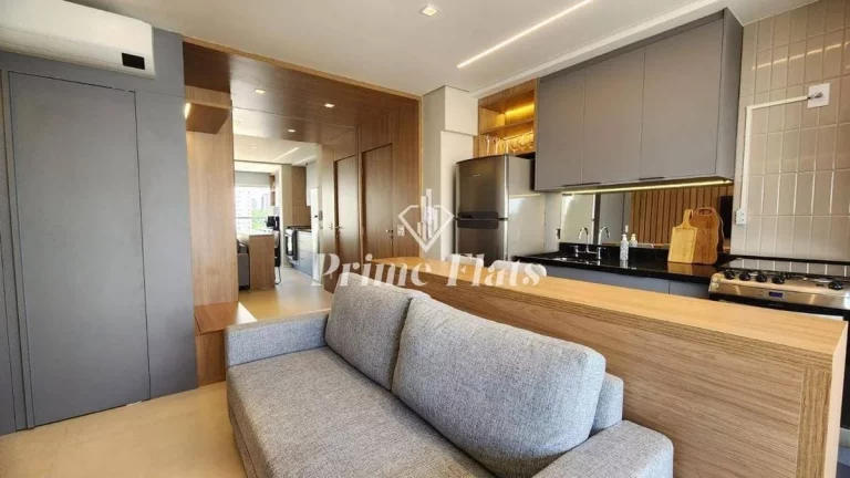 Imagem Flat disponível para venda no Op Art Ibirapuera na Vila Clementino, com 55m², 1 dormitório e 1 vaga de garagem