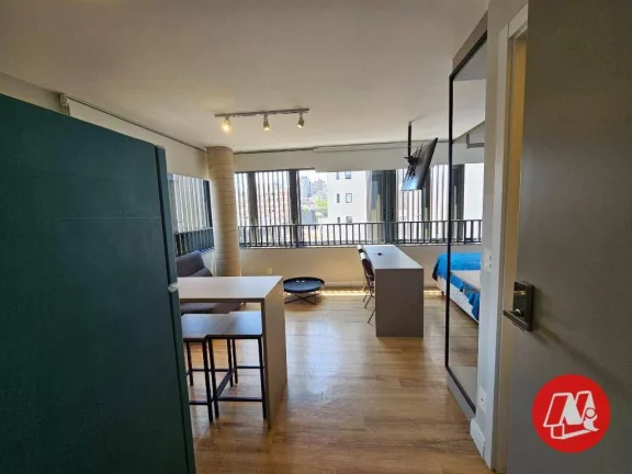 Foto do imóvel Studio com 1 dormitório para alugar, 29 m² - Auxiliadora - Porto Alegre/RS