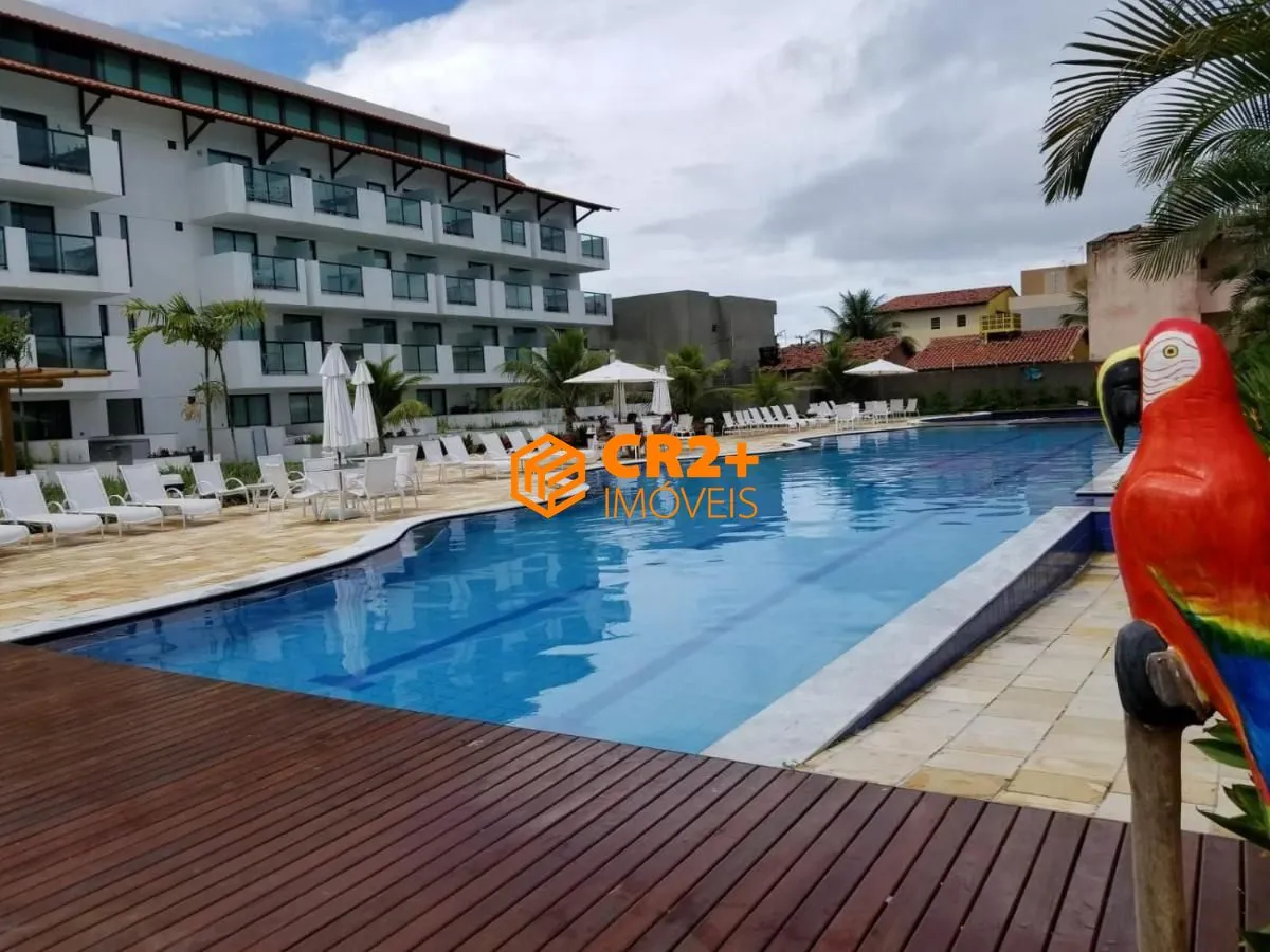 Imagem Vendo Flat com loft 54m² - 2 quartos em Porto de Galinhas MOBILIADO com Varanda