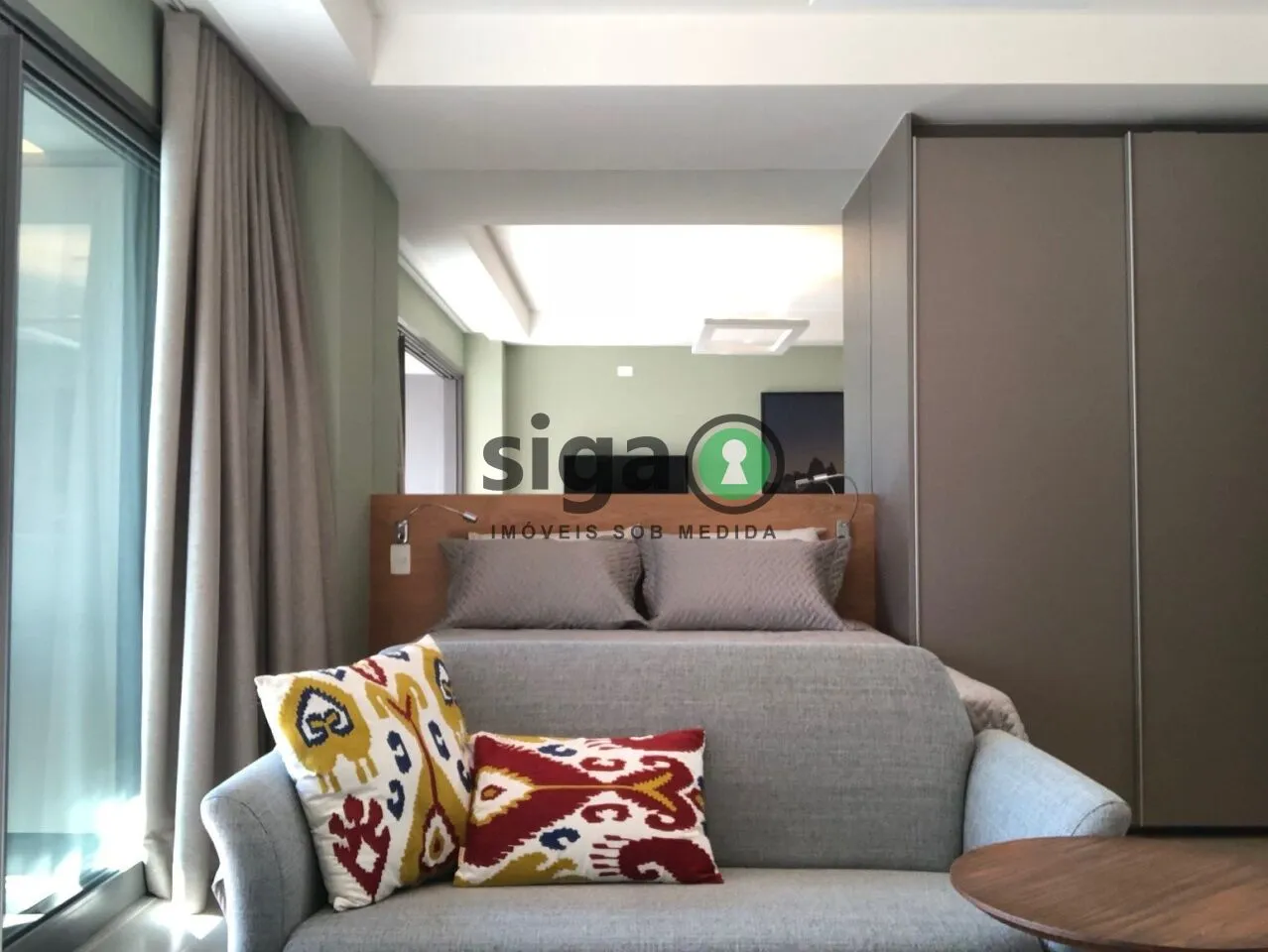 Imagem Apartamento 1 quarto, 1 vaga de garagem, 43m², para locação Brooklin - São Paulo/SP