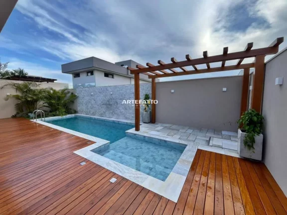 Imagem Casa de condomínio à venda, no Villa Di Capri, em Franca, Villa Di Capri, com 3 quartos, 195m2