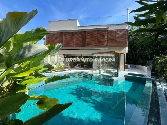 Foto do imóvel Casa nova de 626 m2 na Riviera de São Lourenço com 7 suítes, subsolo e energia solar em Alameda San Salvador