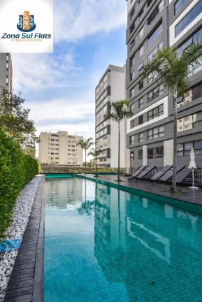 Imagem Apartamento à Venda No Campo Belo Com 1 Suíte e 1 Vaga - Semi-Mobiliado