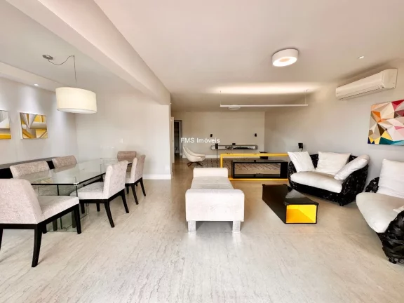 Imagem Excelente Oportunidade: Apartamento de Luxo à Venda em Indianópolis, São Paulo-SP - 2 Quartos, 2 Suítes, 3 Salas, 4 Banheiros, 3 Vagas - 150m².