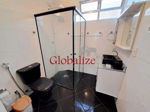 Imagem Apartamento com 60m², 1 quarto, 1 quadra da praia, elevador e portaria por R$420.000,00 na Ponta da Praia em Santos