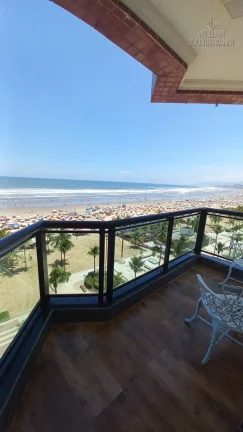 Imagem Apartamento 2 dormitórios sendo 1 suíte 2 vagas na frente da praia - Forte