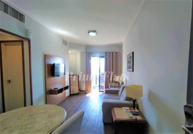Imagem Flat disponível para locação no Hotel Massis, com 50m², 1 dormitório e 1 vaga de garagem