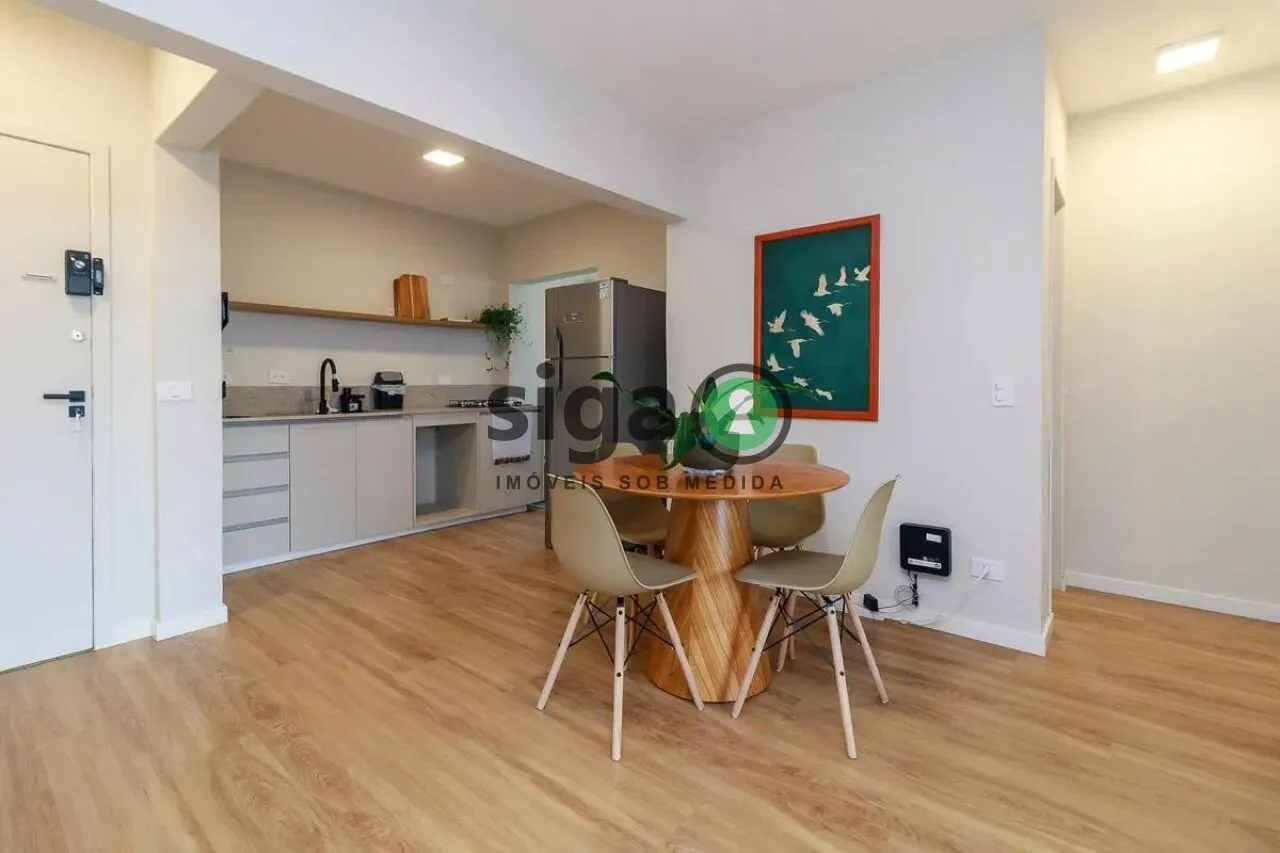 Imagem Apartamento á Venda no Brooklin - 51m². 1 vaga, 1 quarto - MOBILIADO