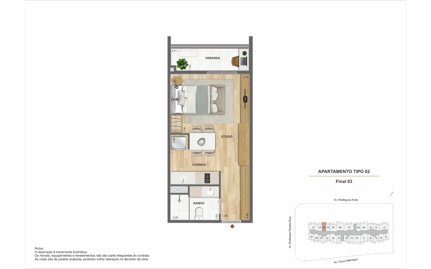 Imagem Apartamento com 2 Quartos à Venda, 61 m² em Santo Cristo - Rio de Janeiro