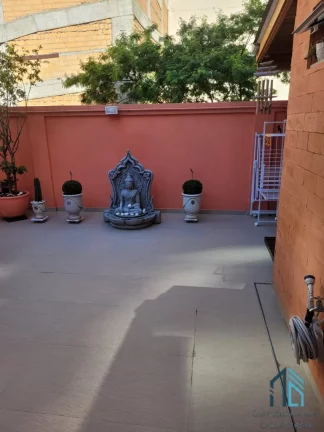 Imagem Apartamento GARDEM, Deck com pergolado em ACM branco, 02 quartos sendo uma suíte em Balneário Camboriú SC