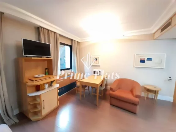 Imagem Flat disponível para venda no Tryp Higienópolis, com 32m², 1 dormitório e 1 vaga