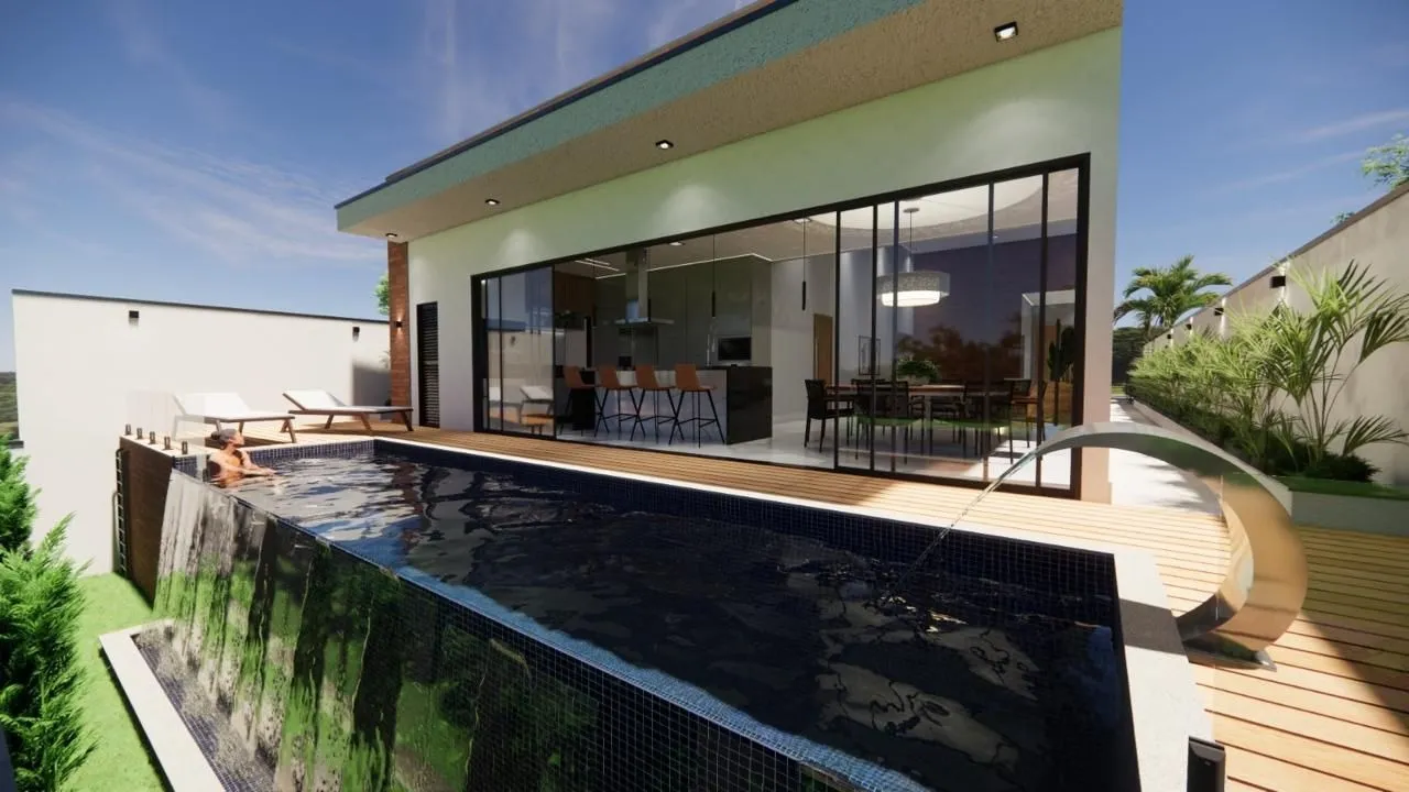 Imagem A Venda Casa de Luxo 445m2 Cond. Alphaville Castelo 4 Suítes Master