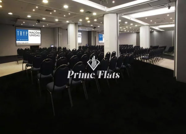 Imagem Flat disponível para venda no São Paulo Naçoes Unidas Affiliated by Meliá, com 22m², 1 dormitório e 1 vaga