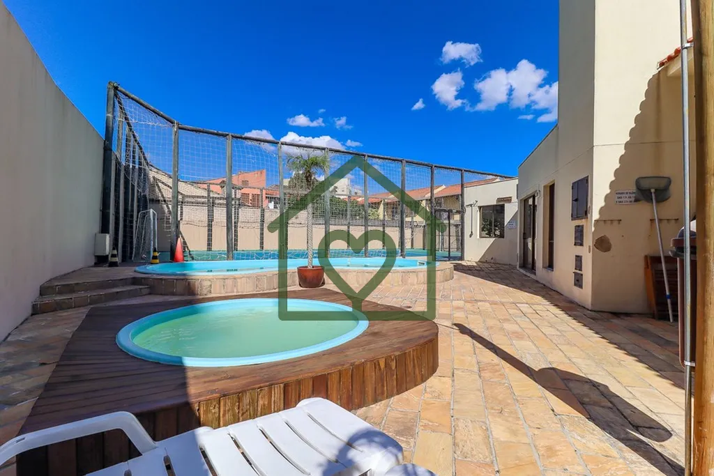 Imagem Apartamento de 2 dormitórios, com churrasqueira, 64m², térreo, box escriturado, condomínio com i...