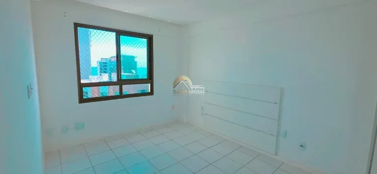 Imagem Vendo apartamento andar alto, 70m², 2 quartos com 1 suíte, varanda com fechamento Reiki e vista mar