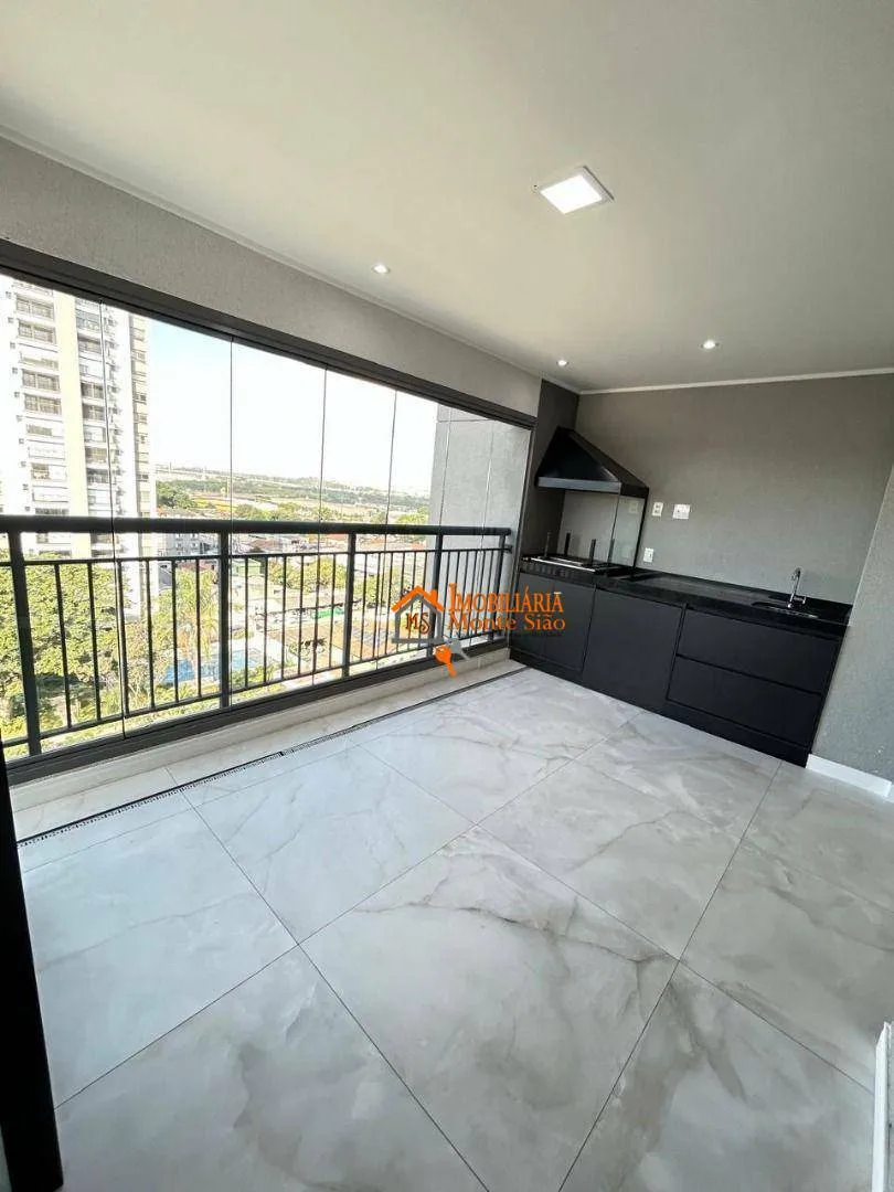Imagem Apartamento com 2 dormitórios para alugar, 57 m² por R$ 4.829,98/mês - Centro - Guarulhos/SP