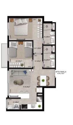 Imagem Ilha de Saona - Apartamento à venda no bairro Zona Nova - Capão da Canoa/RS