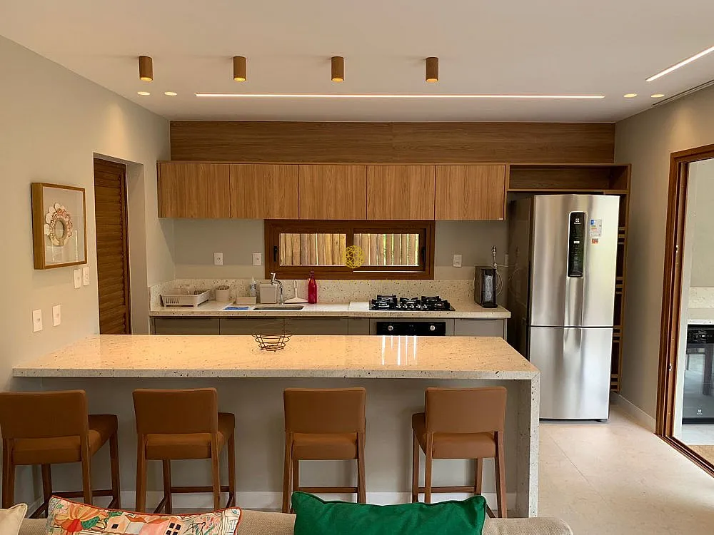 Imagem Casa de Luxo no Marluá Itacimirim-Ba  Pé na Areia, 4 Suítes