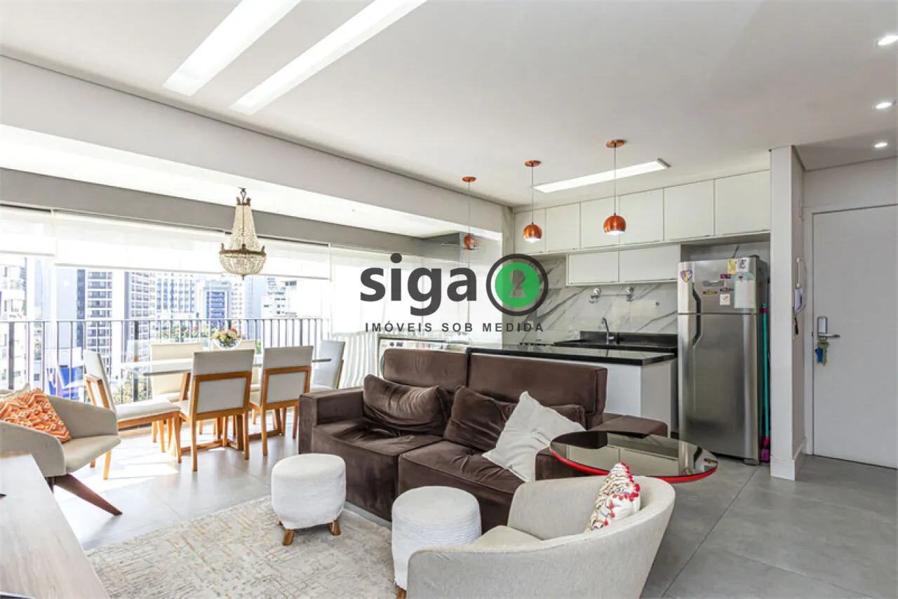 Imagem Apartamento na Vila Olímpia de 2 Quartos com 2 Vagas - 83m² à Venda.