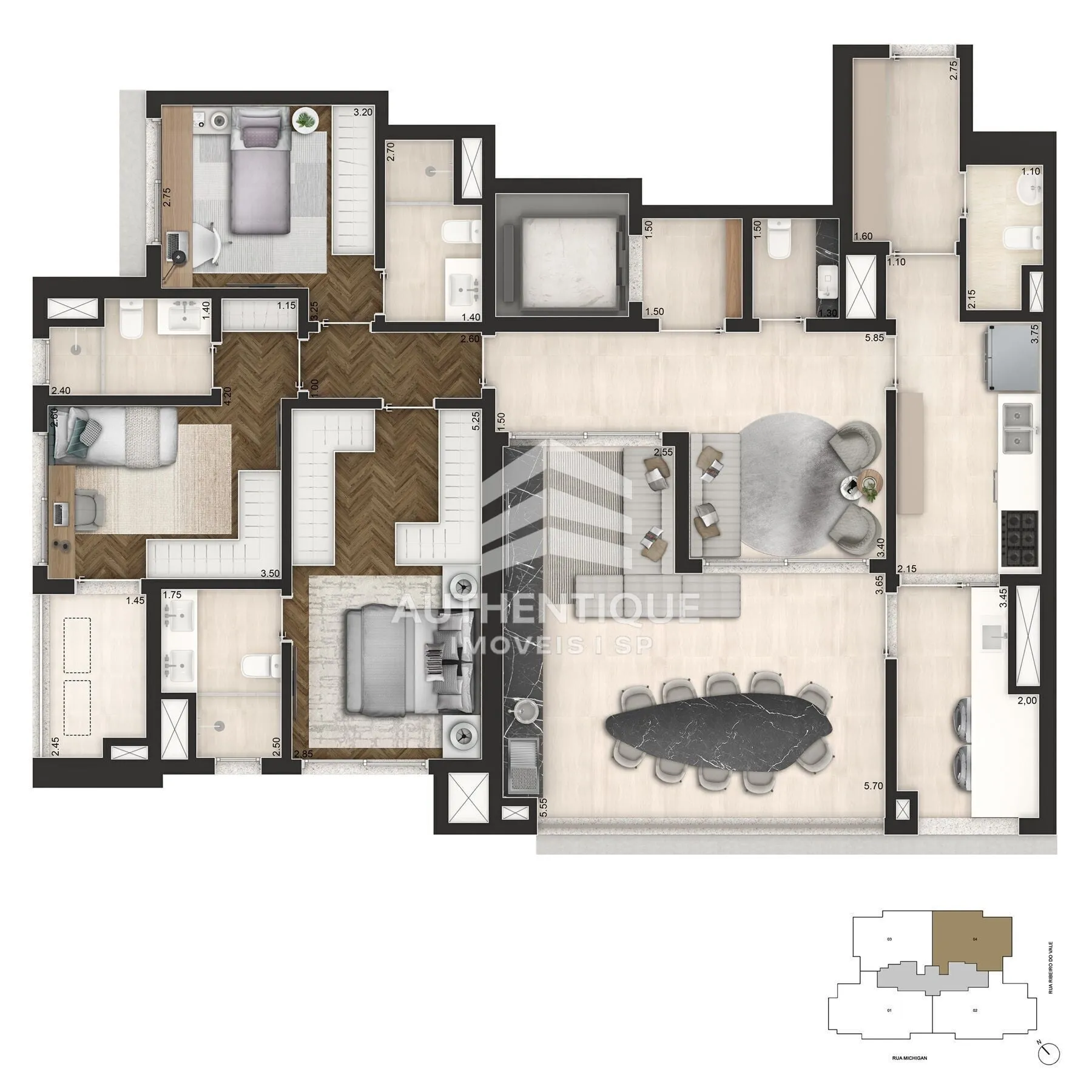 Imagem SENSES BROOKLIN - Apartamento Garden no bairro Brooklin à venda!