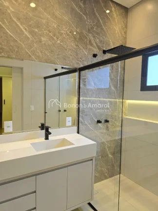 Imagem Casa à venda com 3 quartos ( 3 suítes + escritório) no Condomínio Santorini, Parqur Brasil 500, Paulínia