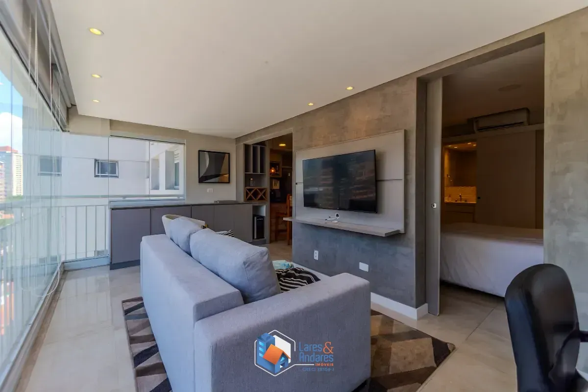 Imagem Apartamento para venda em Vila Olímpia com 1 quarto, sendo 1 suíte, 54m²