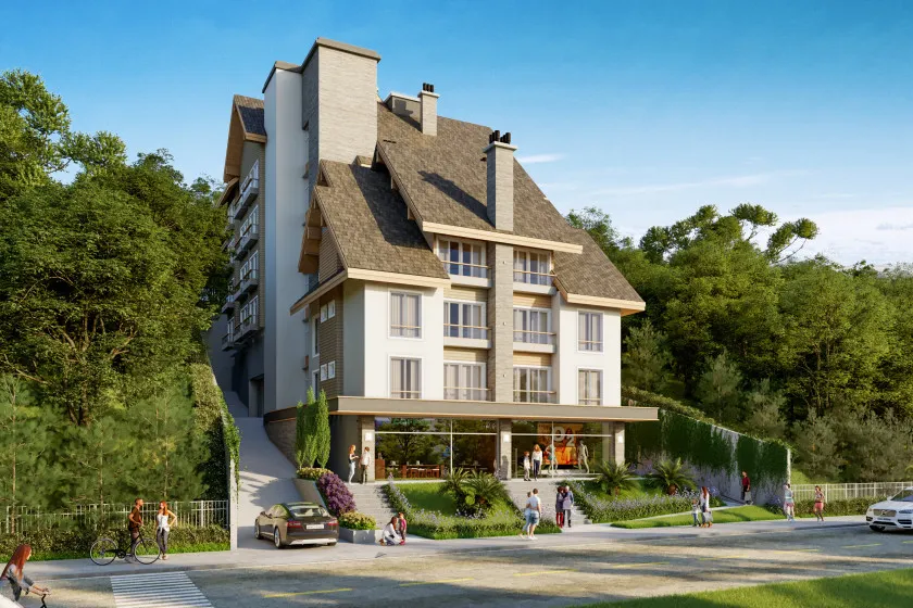 Imagem Apartamento à venda em Gramado, Floresta, com 2 quartos, 76.87m2