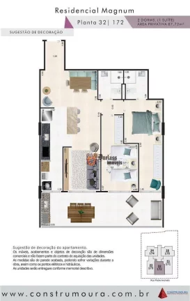 Imagem Apartamento com 2 dormitórios à venda, 87,72 m² a partir de R$ 593.899, - Jardim Caiahu - Mongaguá/SP