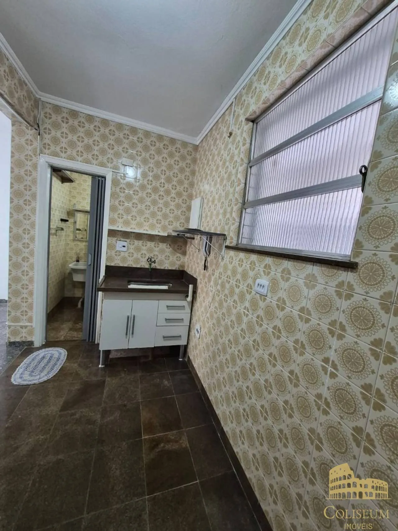 Imagem Apartamento com 1 dormitório para alugar, 35 m² por R$ 1.900,00/mês - Canto do Forte - Praia Grande/SP